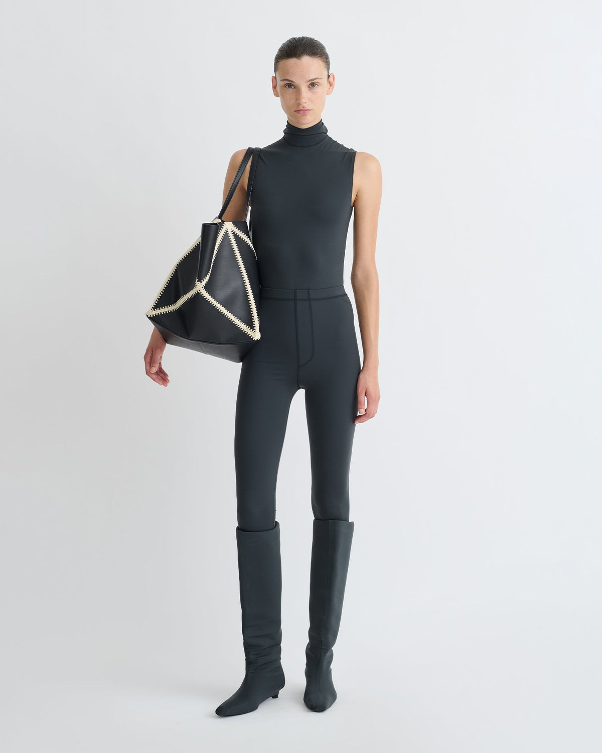 Artice Bodysuit - Dusty Blue | Nanushka