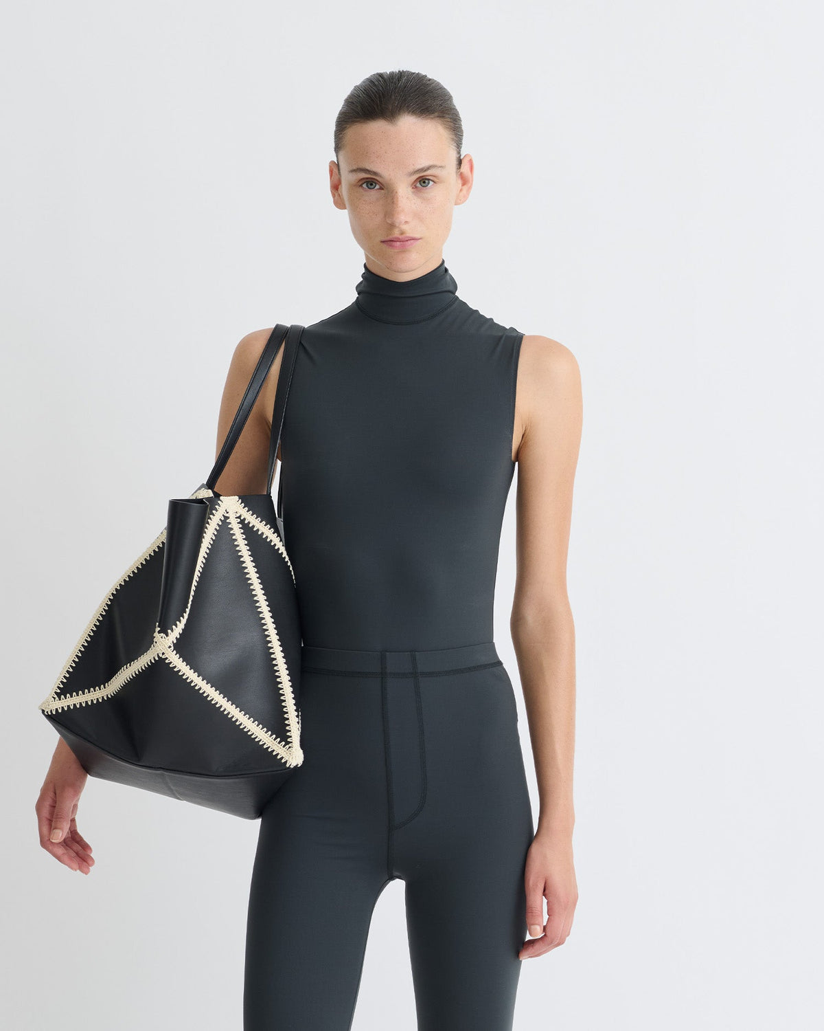 Artice Bodysuit - Dusty Blue | Nanushka