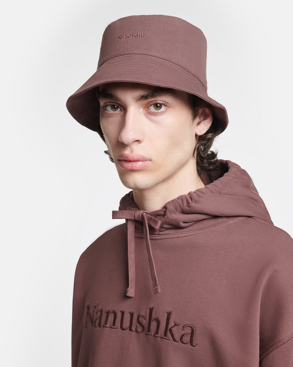 Caran Bucket hat - Nutmeg | Nanushka