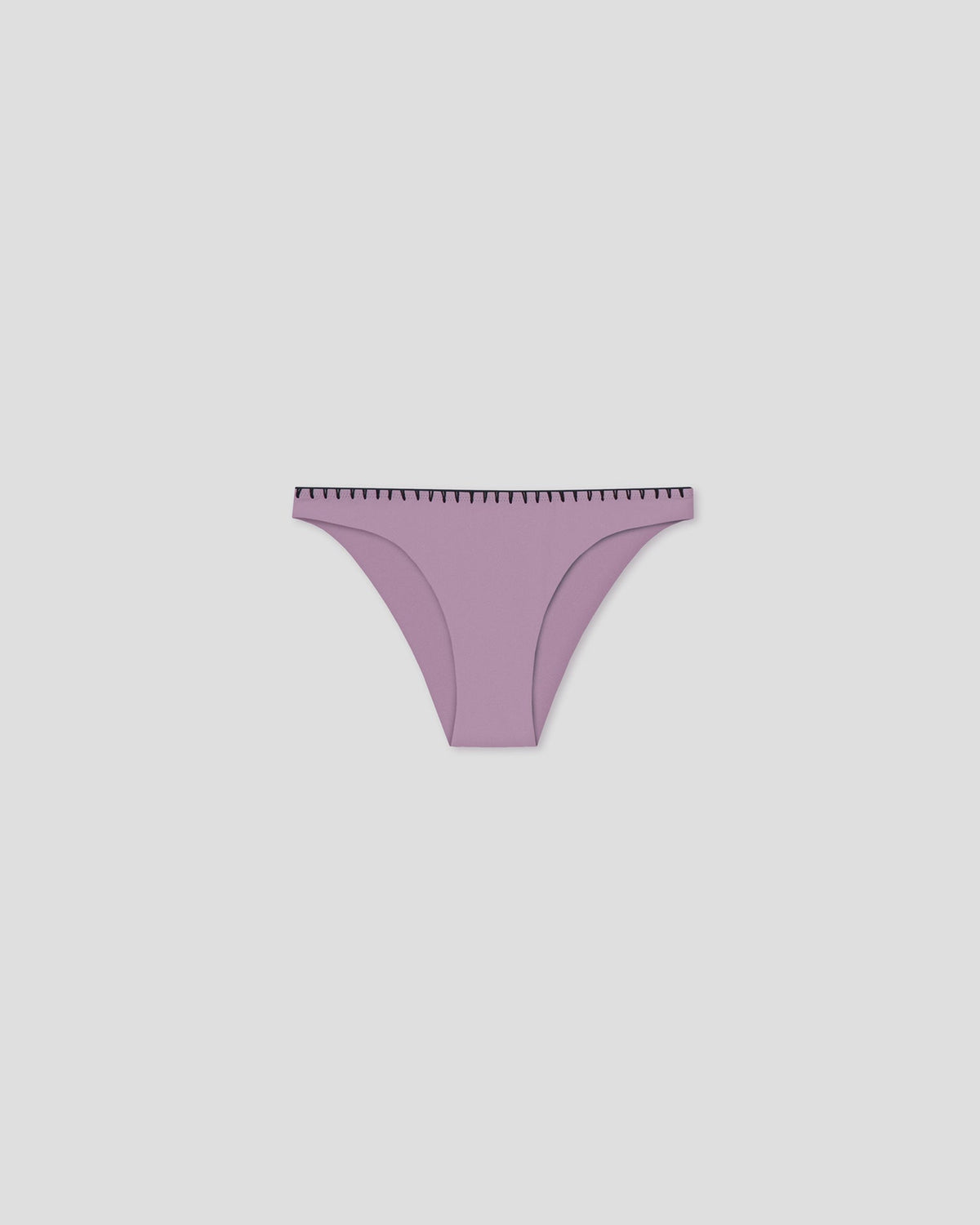 Merve Recycled nylon bikini bottoms - Lilac/Black | Nanushka