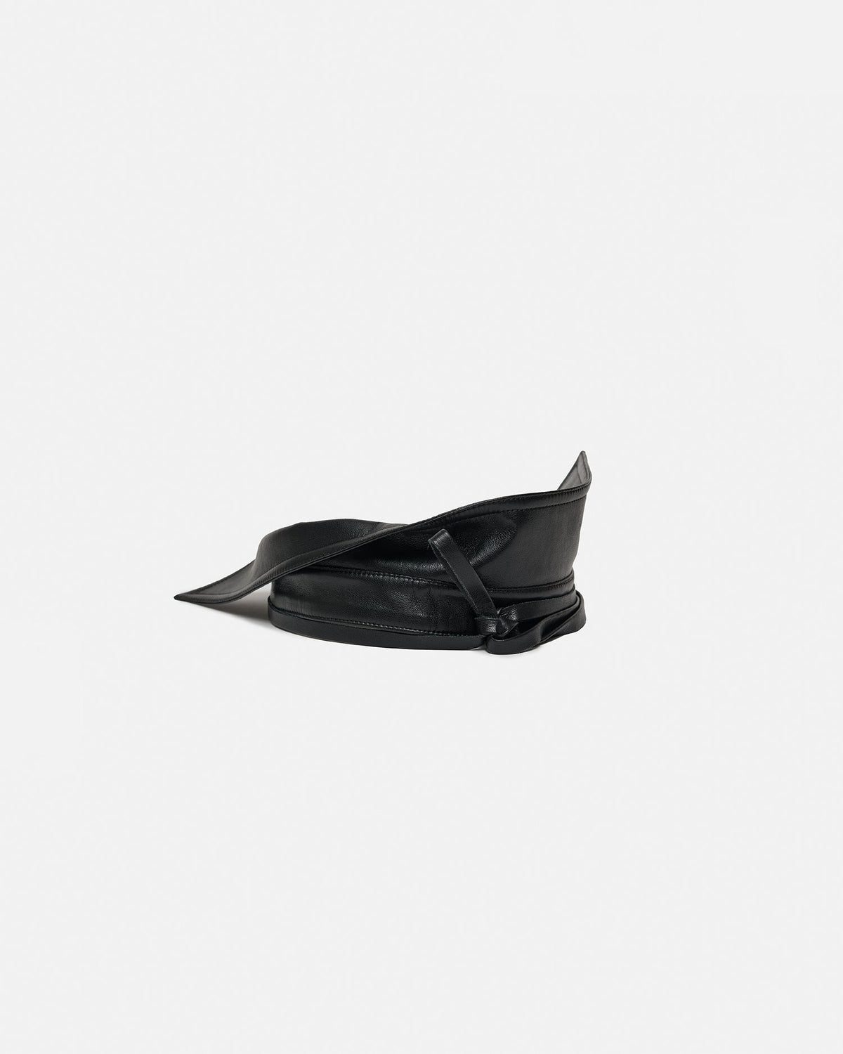 Evora Leather belt - Black | Nanushka