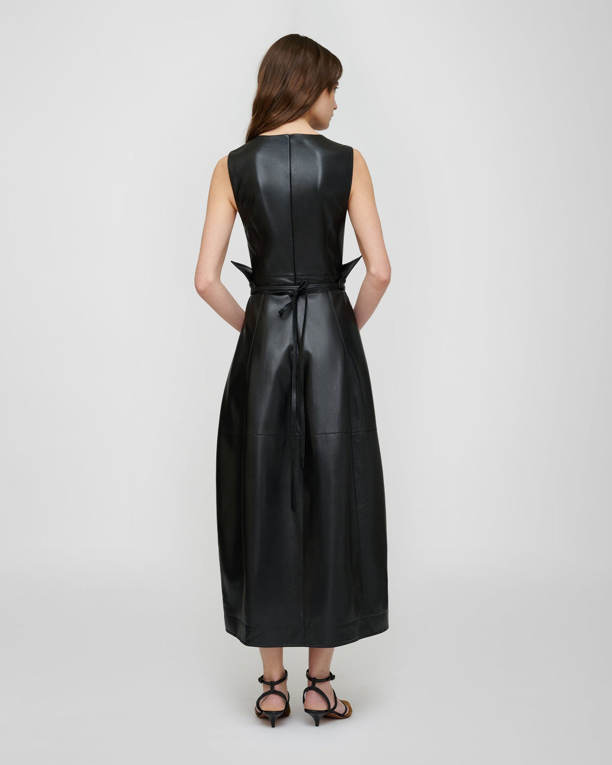 Evora Leather belt - Black | Nanushka
