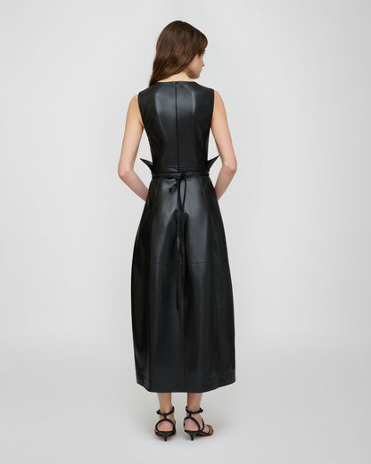 Evora Leather belt - Black | Nanushka