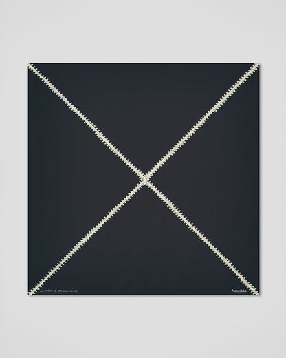Miani Silk scarf - Origami Black | Nanushka