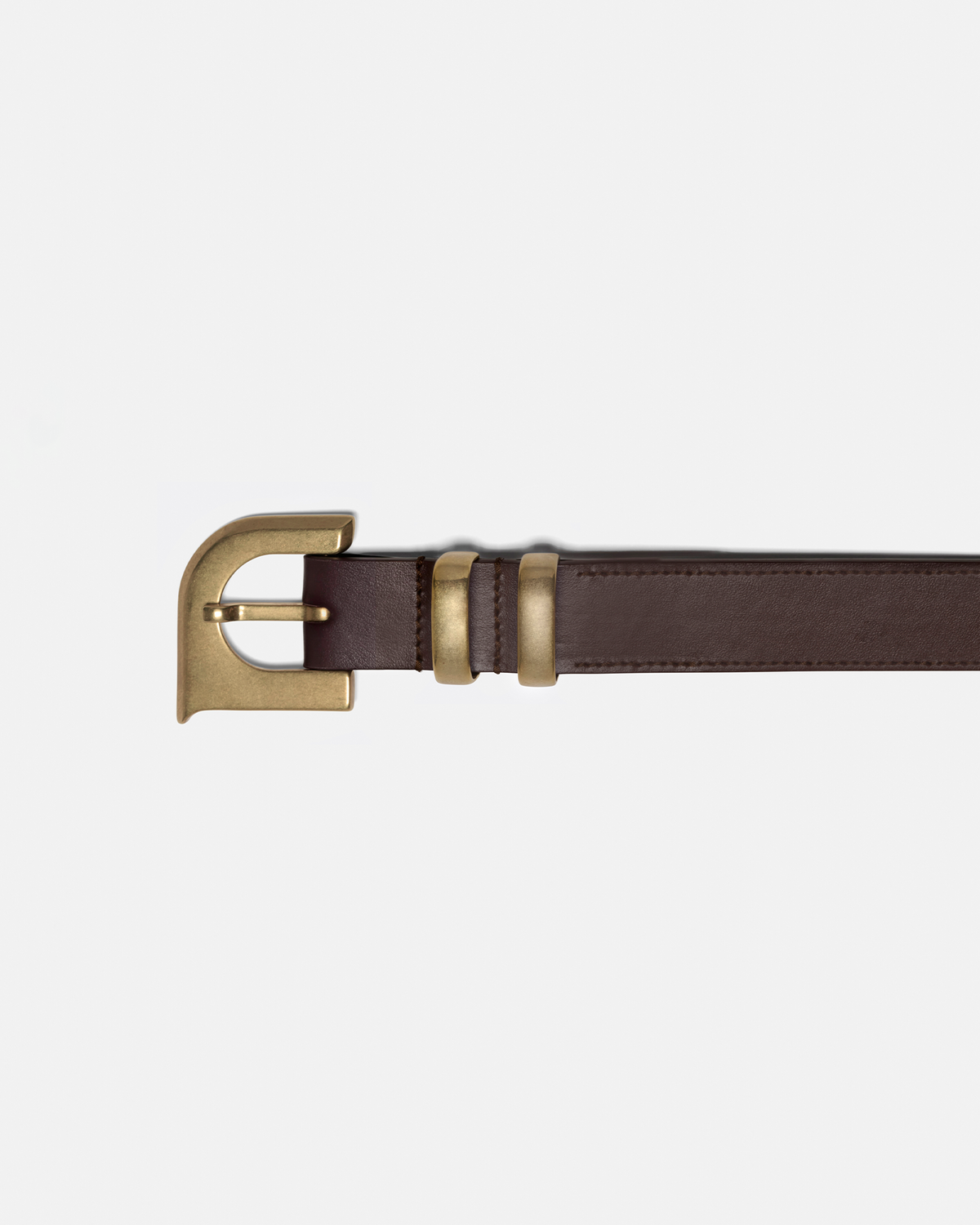 Ryker Monogram belt - Dark Brown | Nanushka