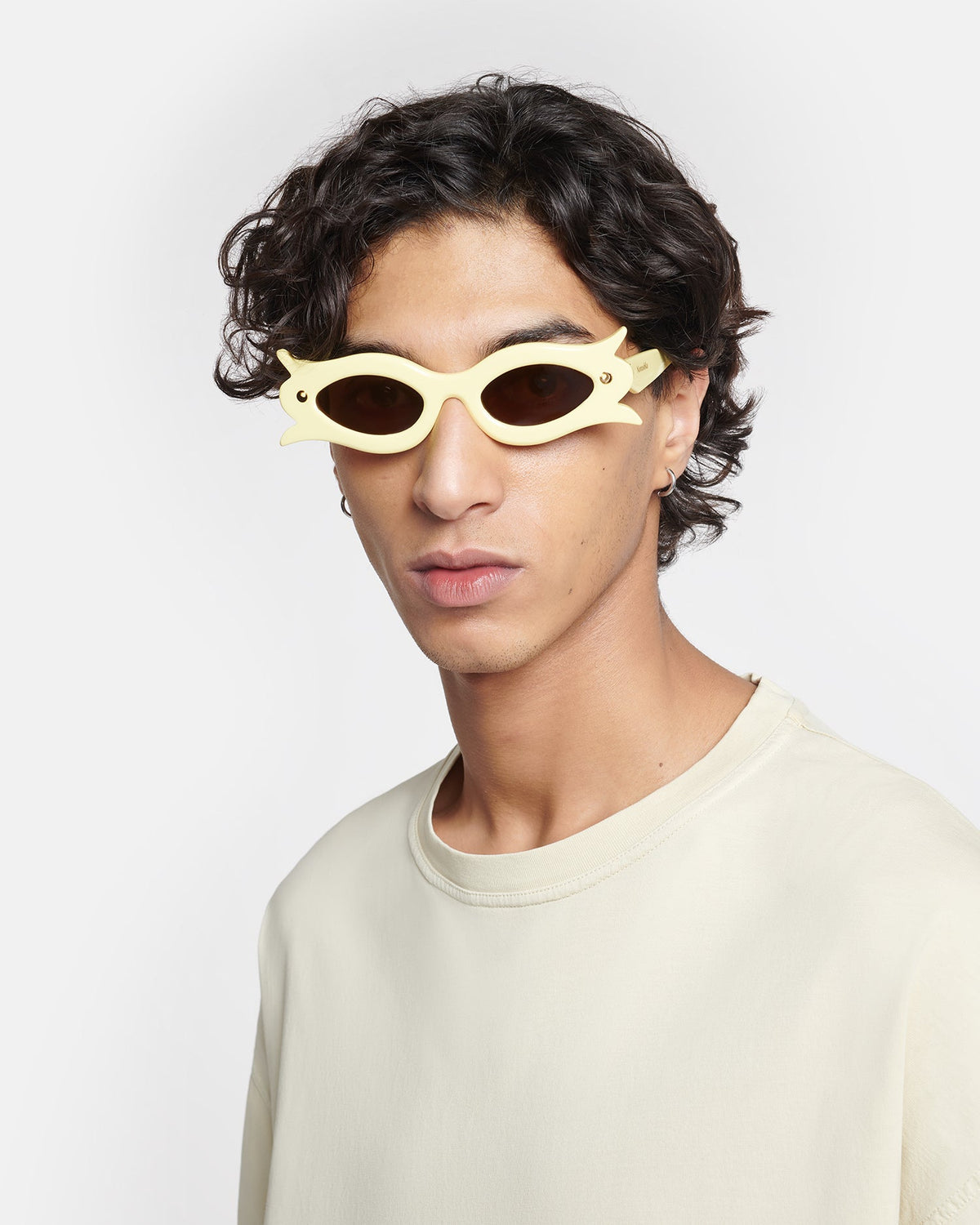 Tully Bioplastic sunglasses - Moonbeam | Nanushka