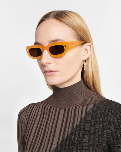 Kadee Bioplastic sunglasses - Orange | Nanushka
