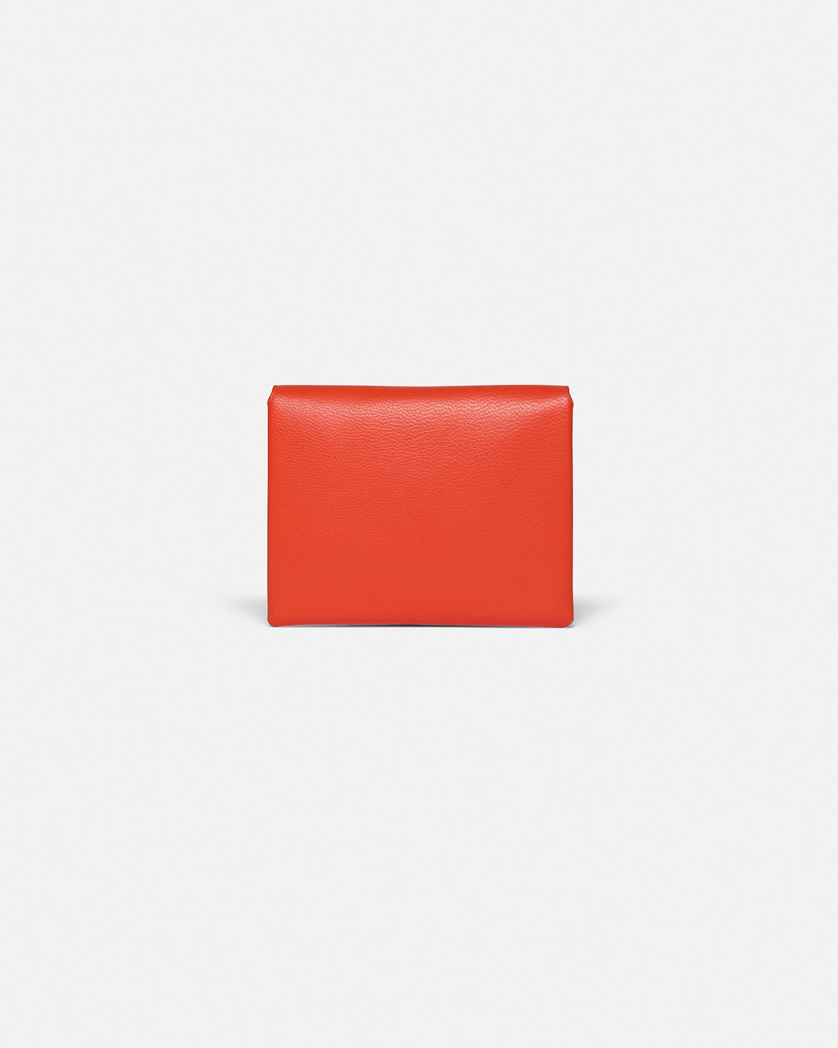 Folded Leather cardholder - Red/Moonbeam | Nanushka