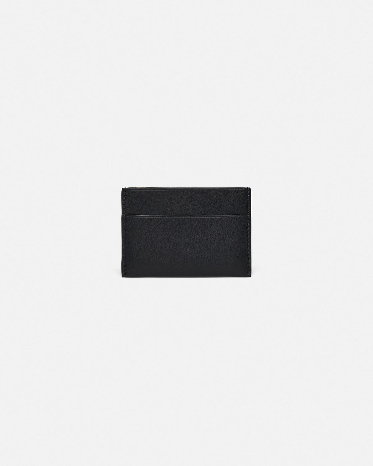Origami Leather cardholder - Black/Moonbeam | Nanushka