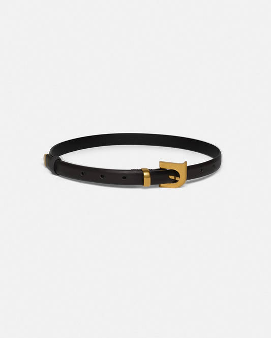 Darbie Monogram belt - Black | Nanushka