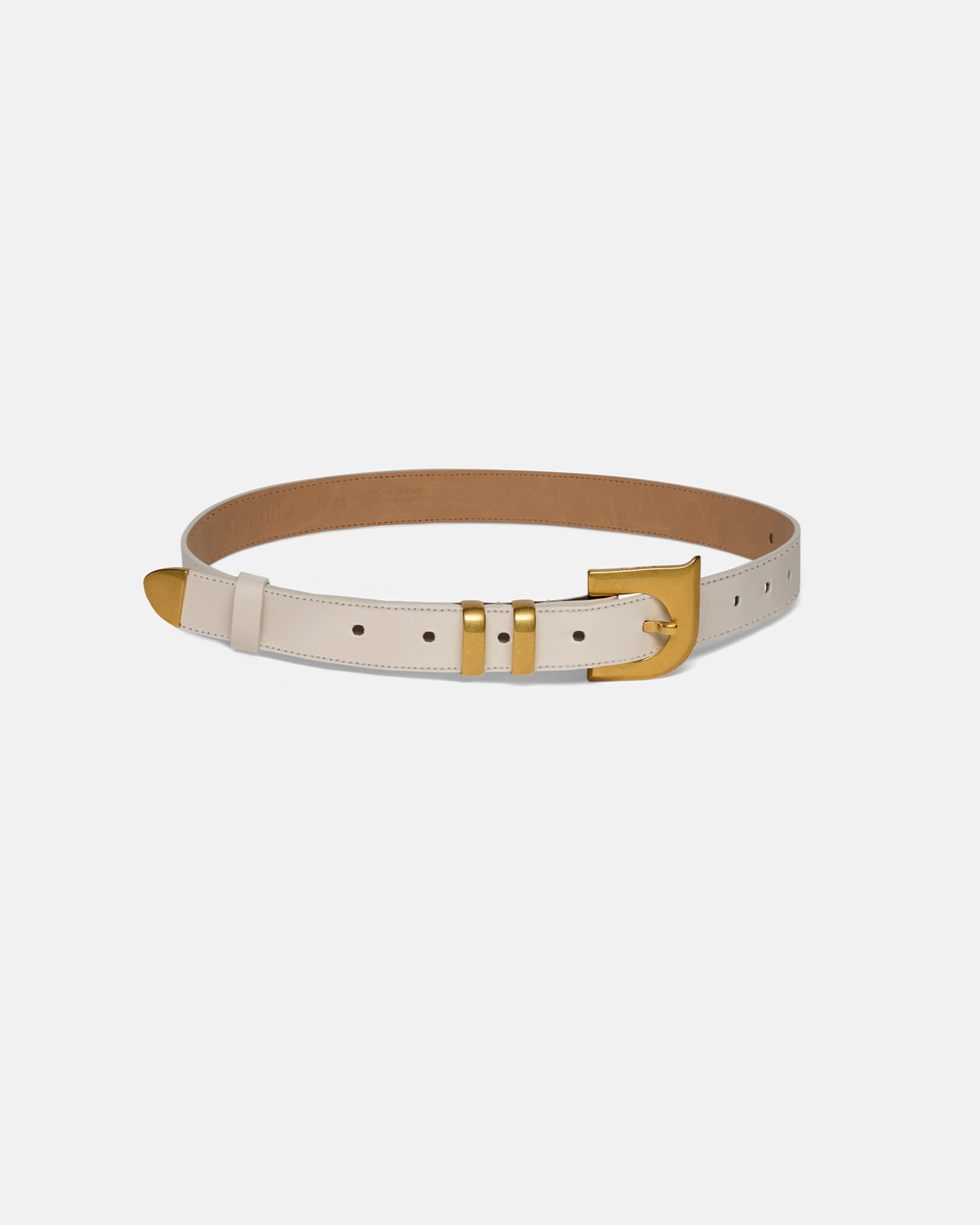 Ryker Monogram belt - Off White | Nanushka