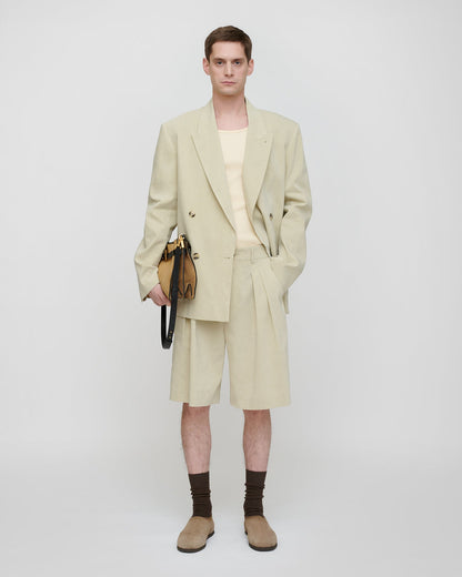 Carsten Shorts - Faded Sage | Nanushka
