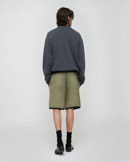 Doxxi Shorts - Acid Creme/Black | Nanushka