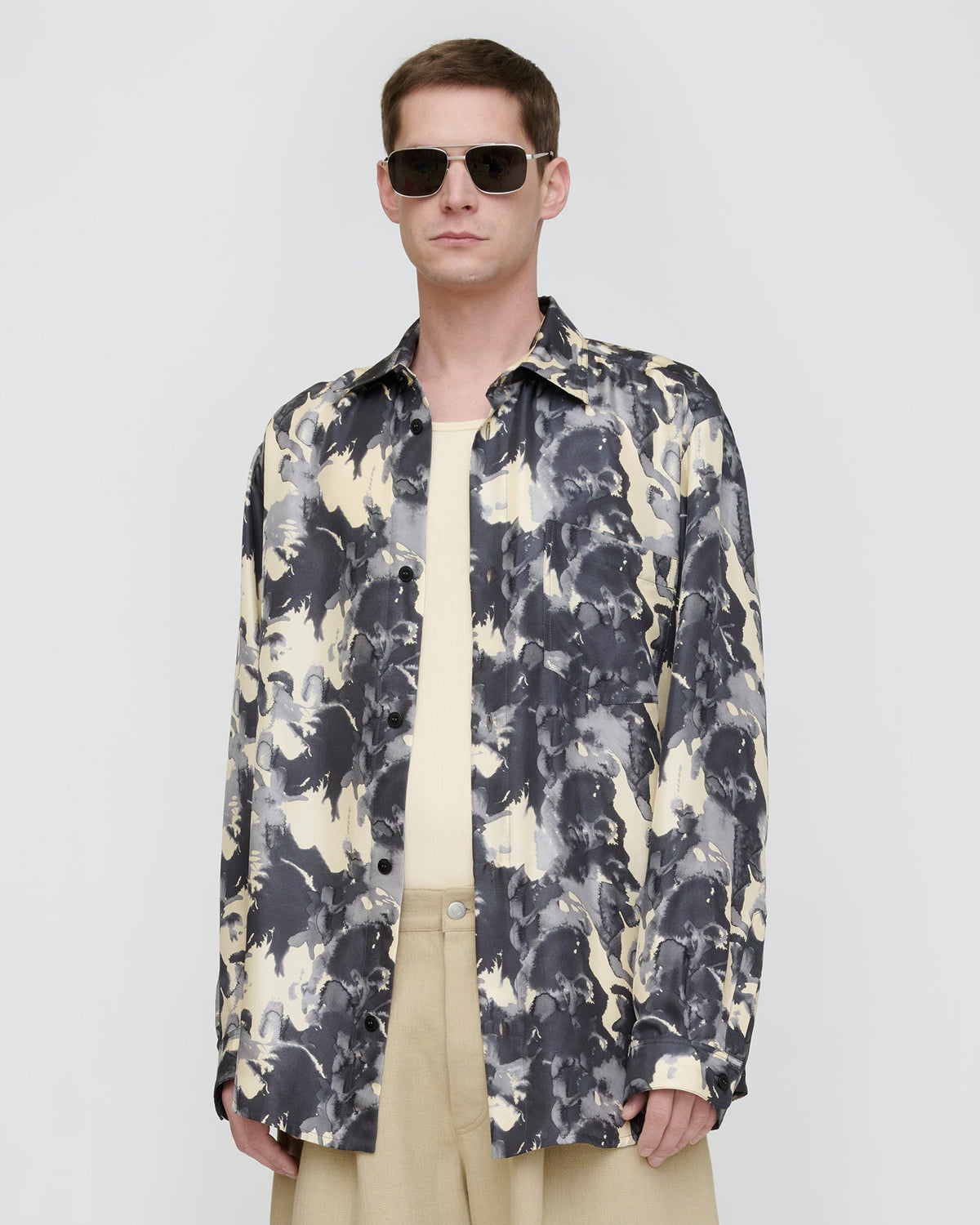 Sebas Shirt - Abstract Aquarelle | Nanushka