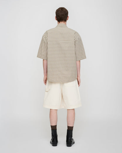Nahui Shirt - Creme/Grey | Nanushka