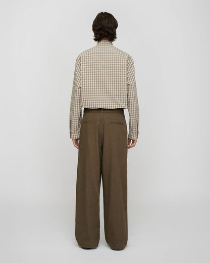 Saturnio Shirt - Creme/Grey | Nanushka