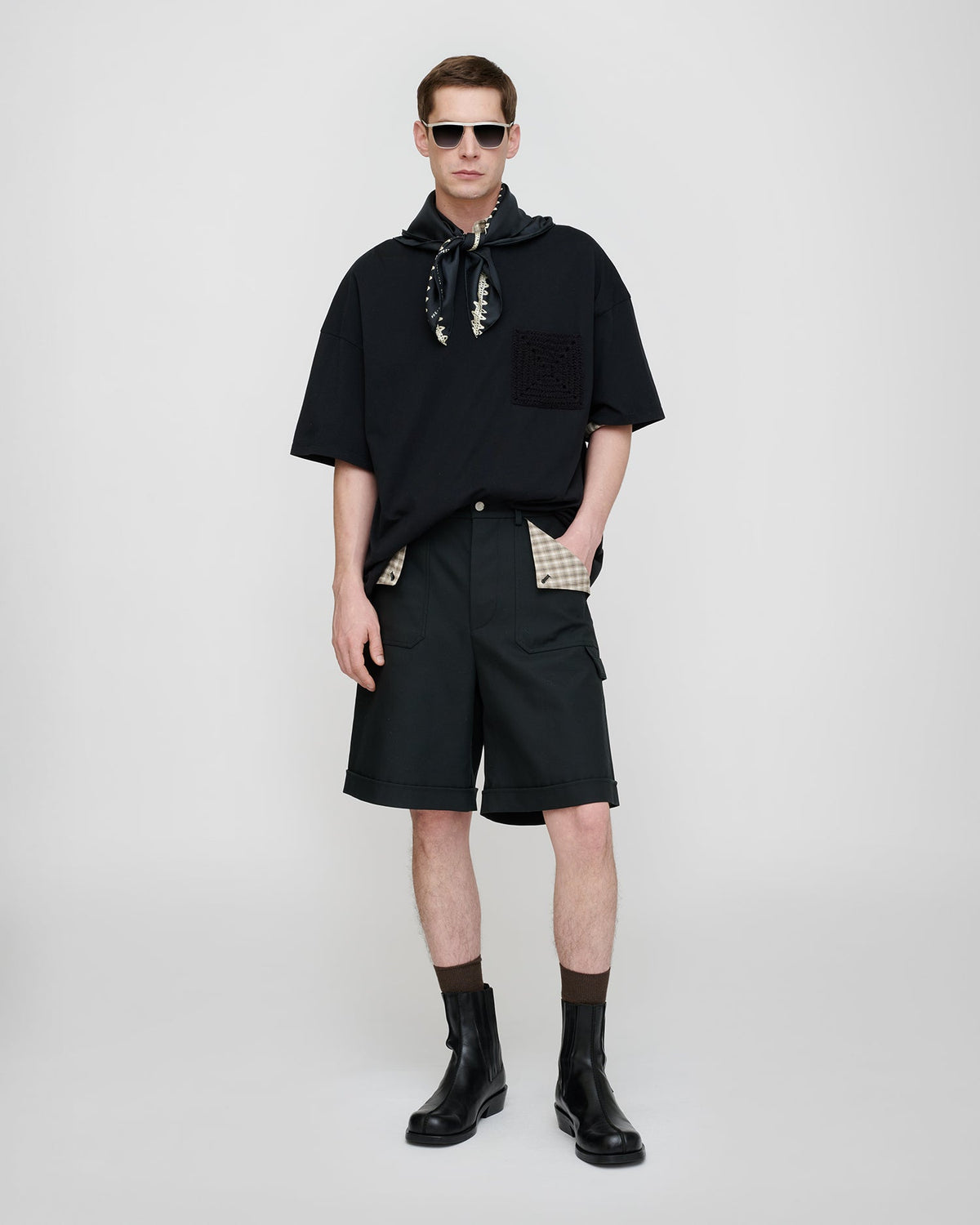 Beltran Bermuda shorts - Anthracite | Nanushka