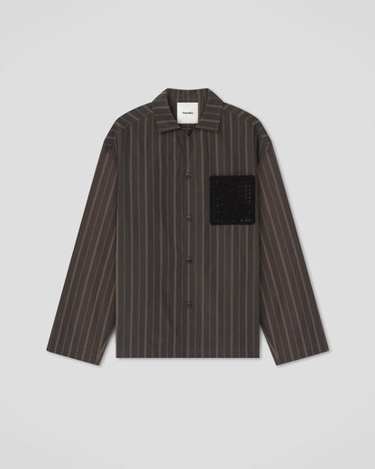 Jelmer Shirt - Washed Black/Black | Nanushka