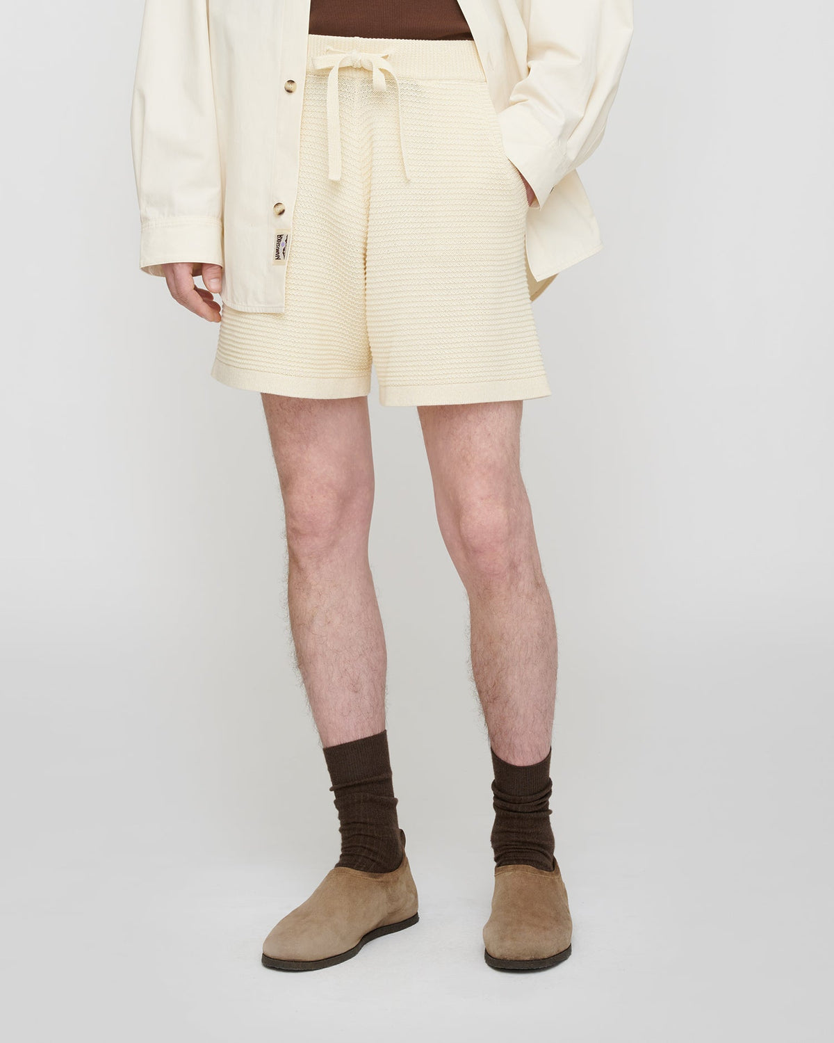 Fico Shorts - Creme | Nanushka