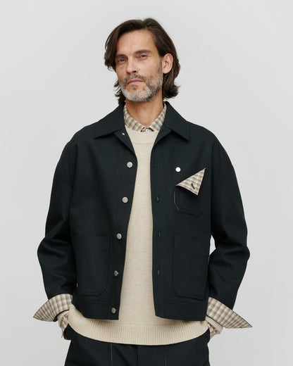 Delrico Structured jacket - Anthracite | Nanushka