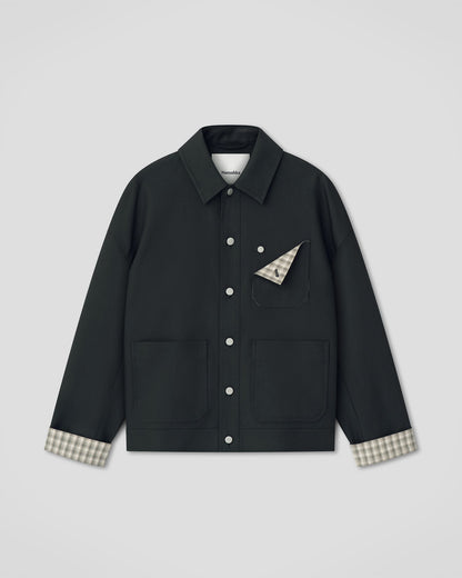 Delrico Structured jacket - Anthracite | Nanushka