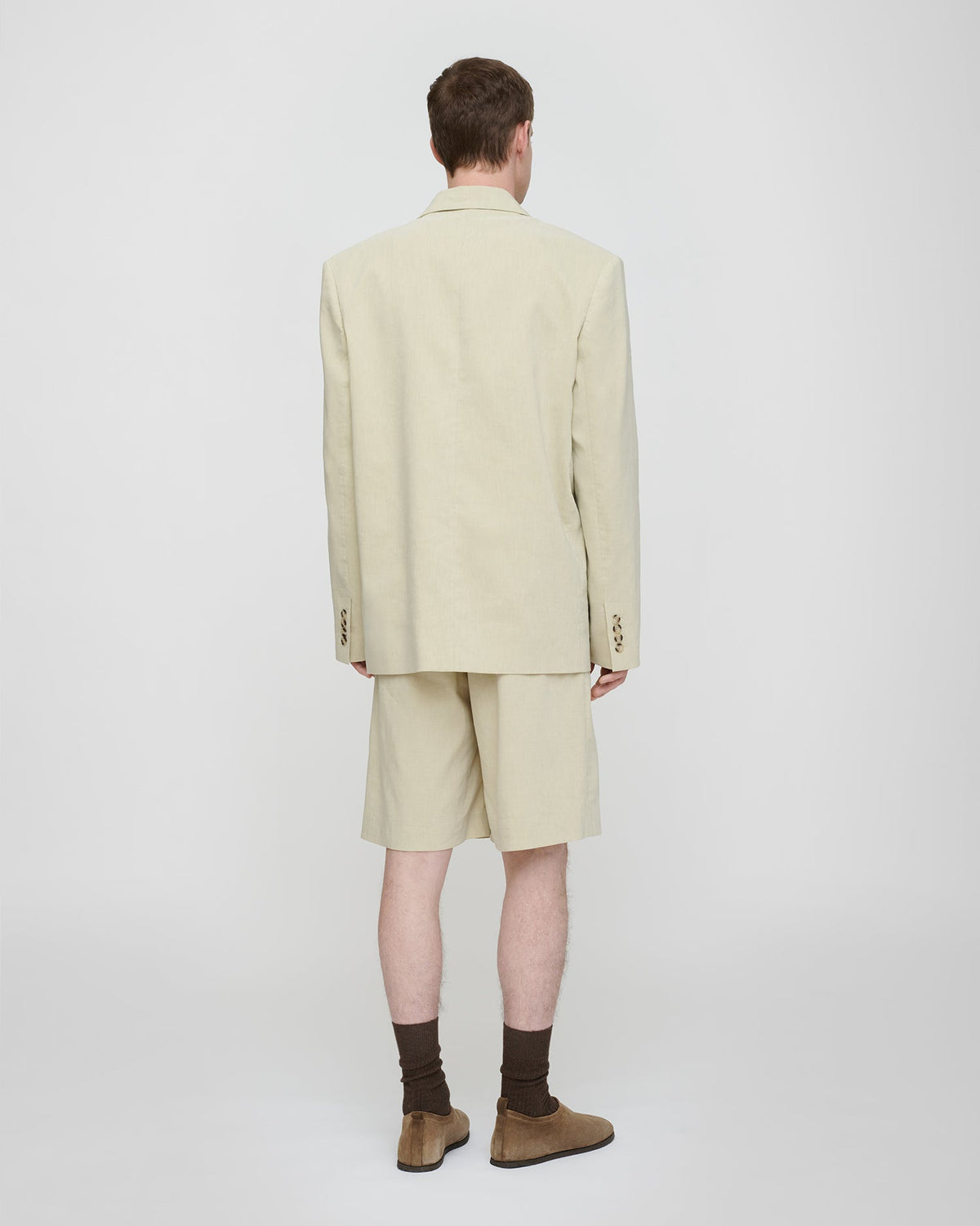 Anselm Double-breasted blazer - Faded Sage | Nanushka