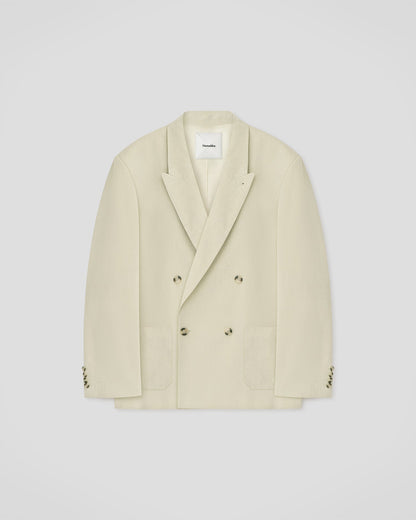 Anselm Double-breasted blazer - Faded Sage | Nanushka