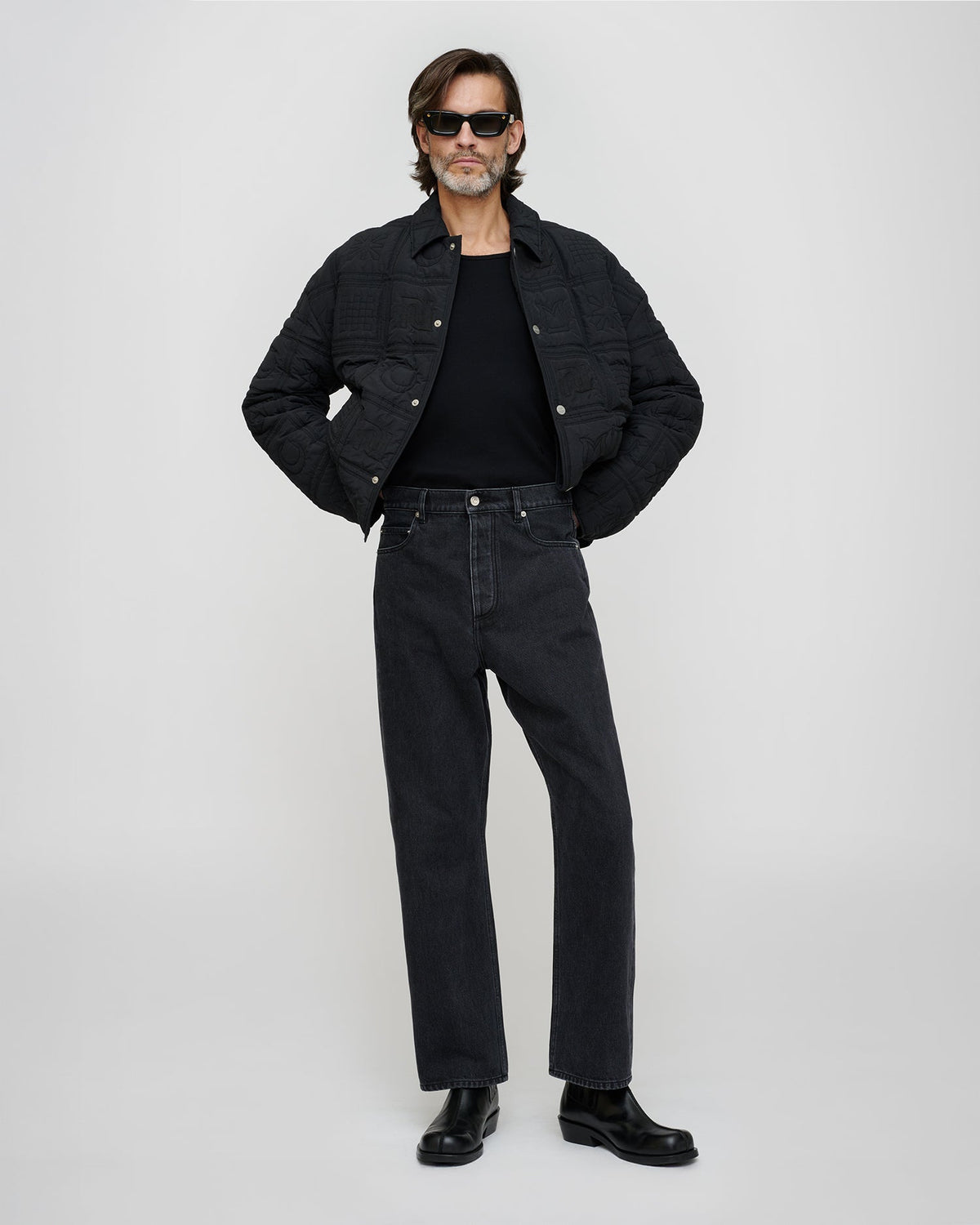 Gannon Jeans - Washed Black | Nanushka