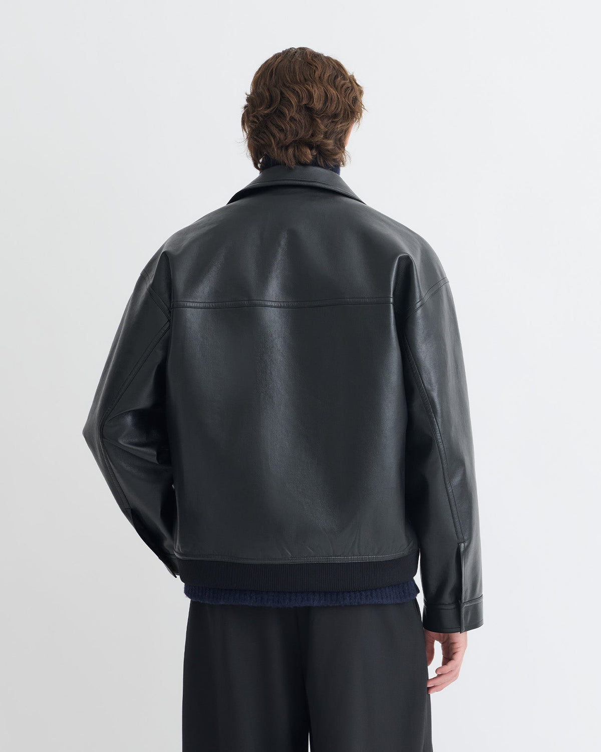 Zubin Regenerated leather jacket - Black | Nanushka