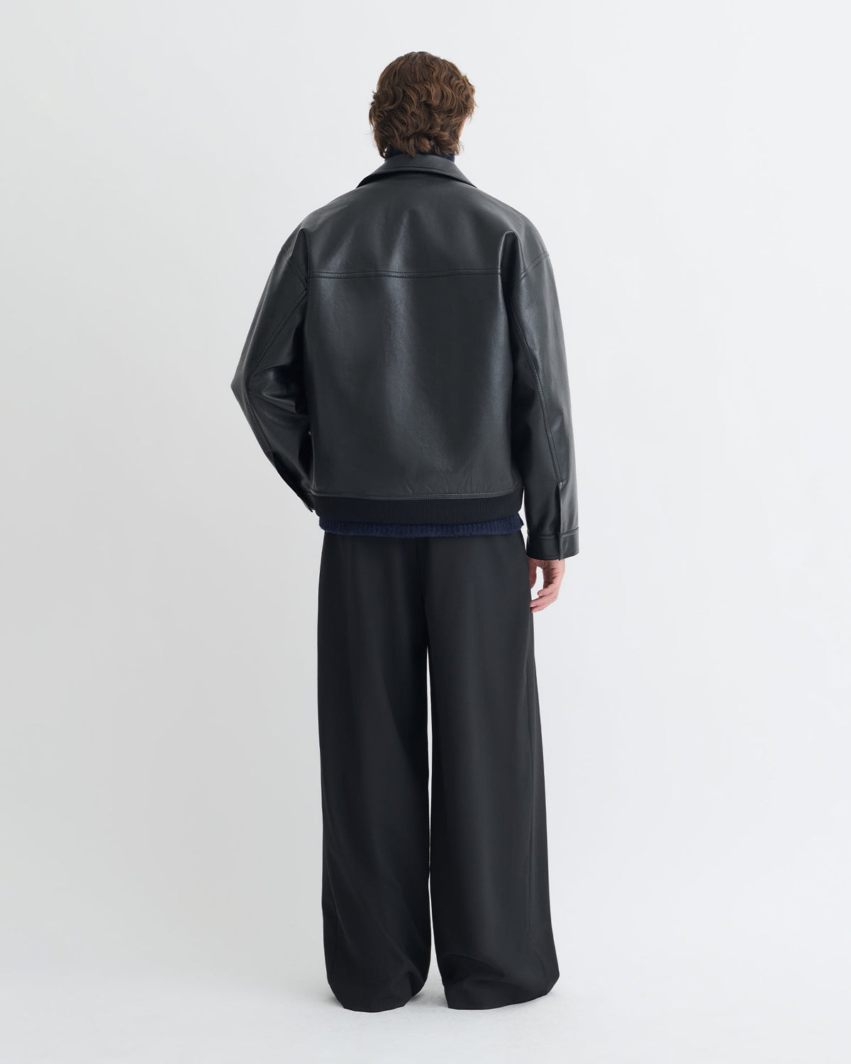 Zubin Regenerated leather jacket - Black | Nanushka