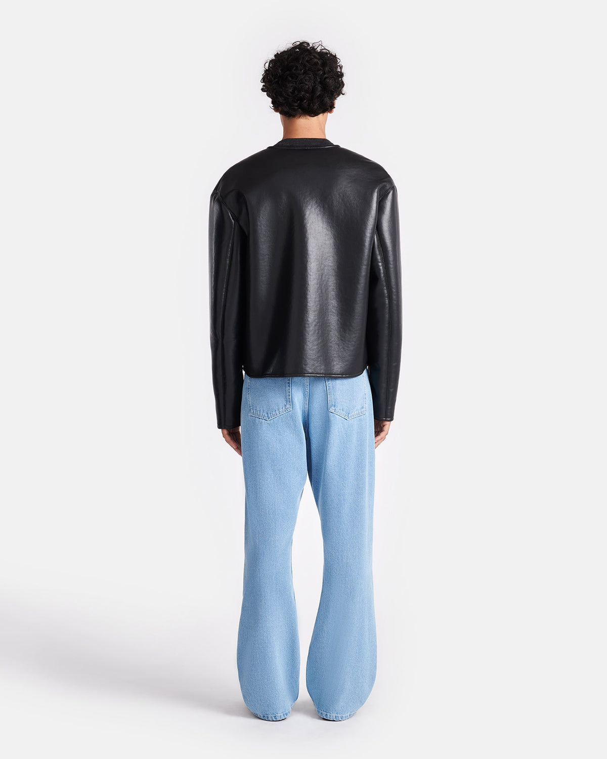 Vico Shearling jacket - Black Brown | Nanushka
