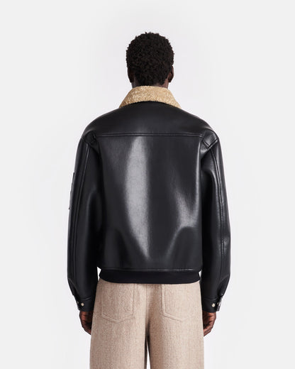 Lude Flight jacket - Cornstalk/Black | Nanushka