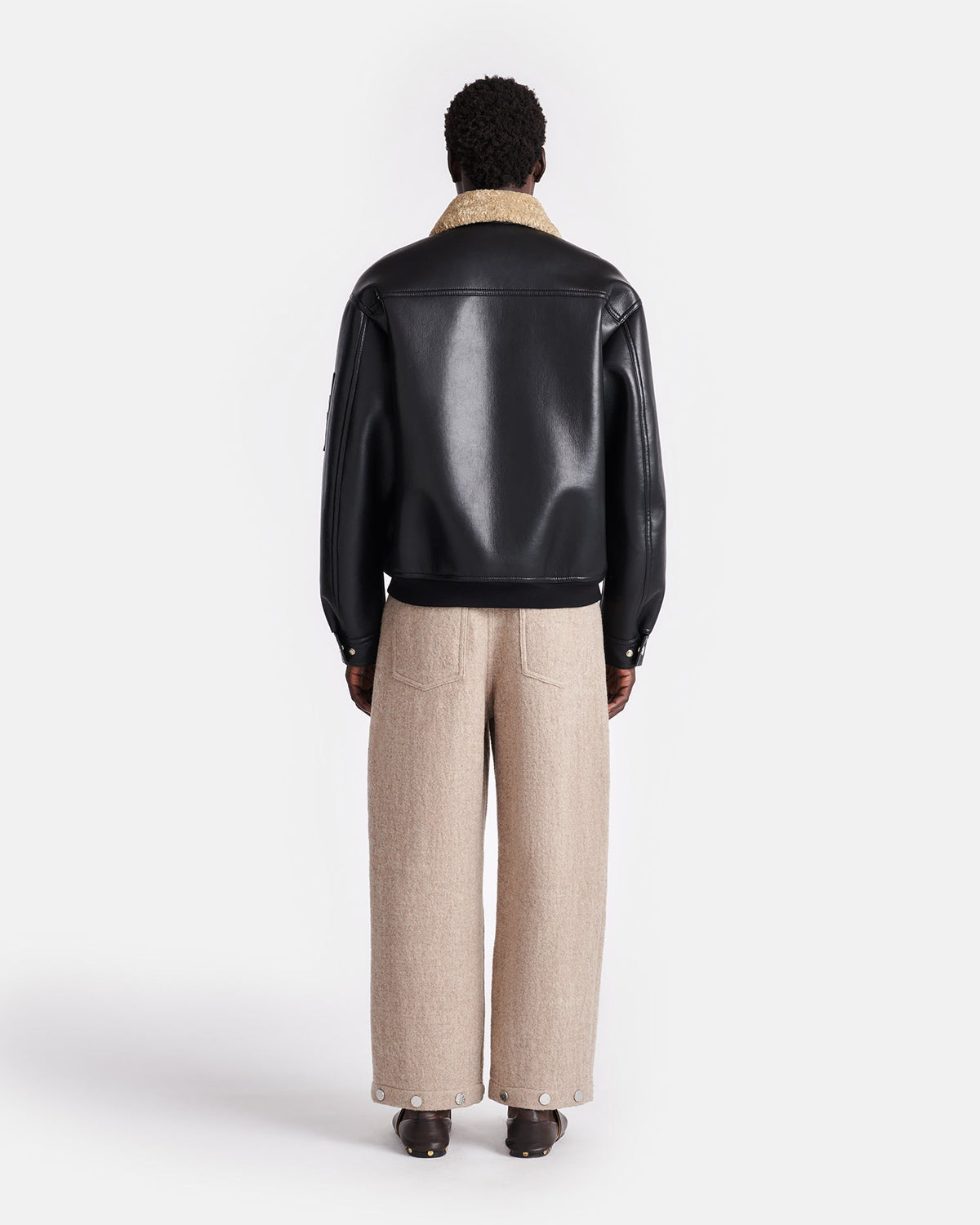 Lude Flight jacket - Cornstalk/Black | Nanushka