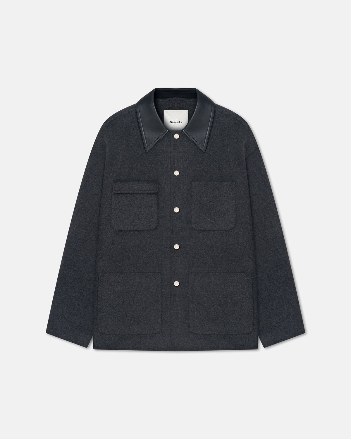 Camilo Jacket - Grey Melange | Nanushka