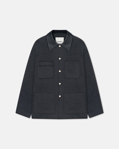Camilo Jacket - Grey Melange | Nanushka