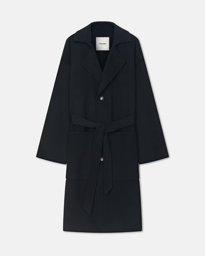 Timo Robe coat - Black | Nanushka