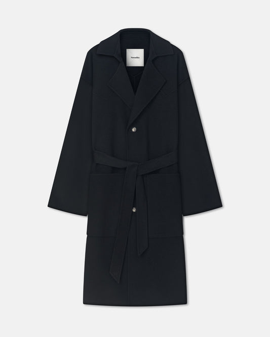 Timo Robe coat - Black | Nanushka