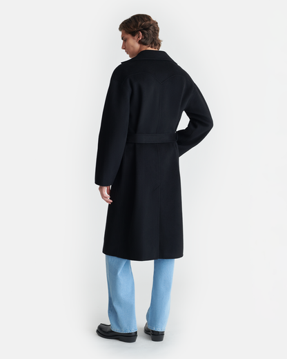 Timo Robe coat - Black | Nanushka