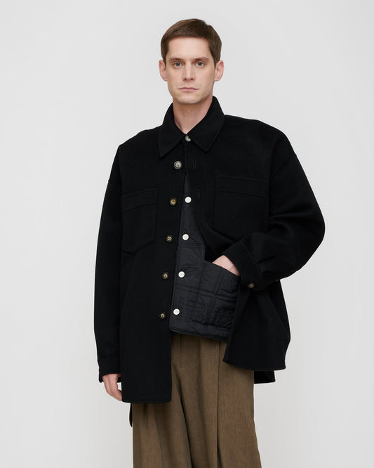 Martin Overshirt - Black | Nanushka