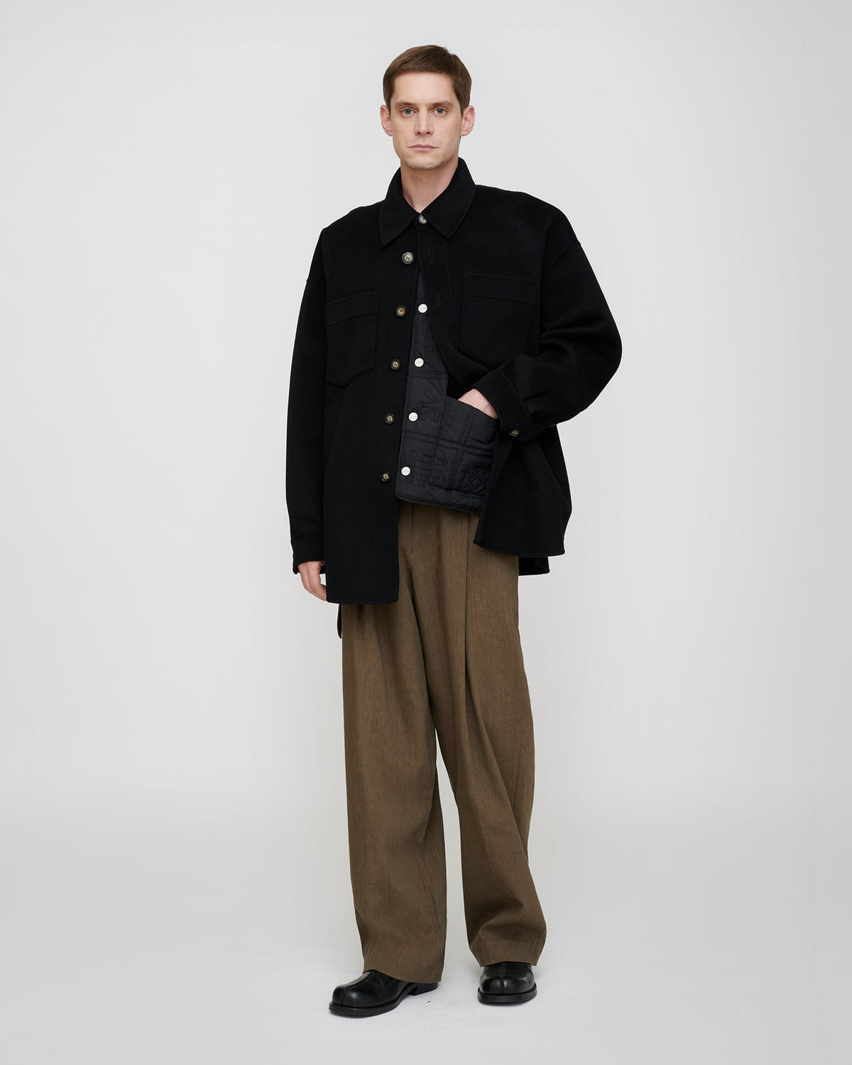 Martin Overshirt - Black | Nanushka