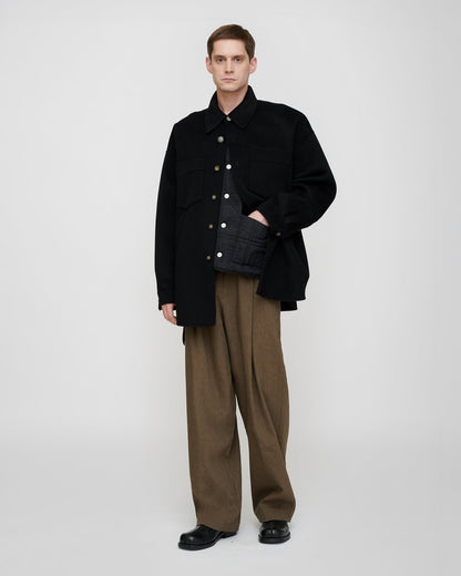 Martin Overshirt - Black | Nanushka