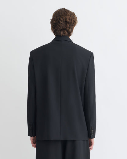 Derik Relaxed Blazer - Black | Nanushka