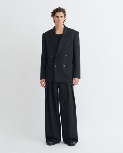 Derik Relaxed Blazer - Black | Nanushka