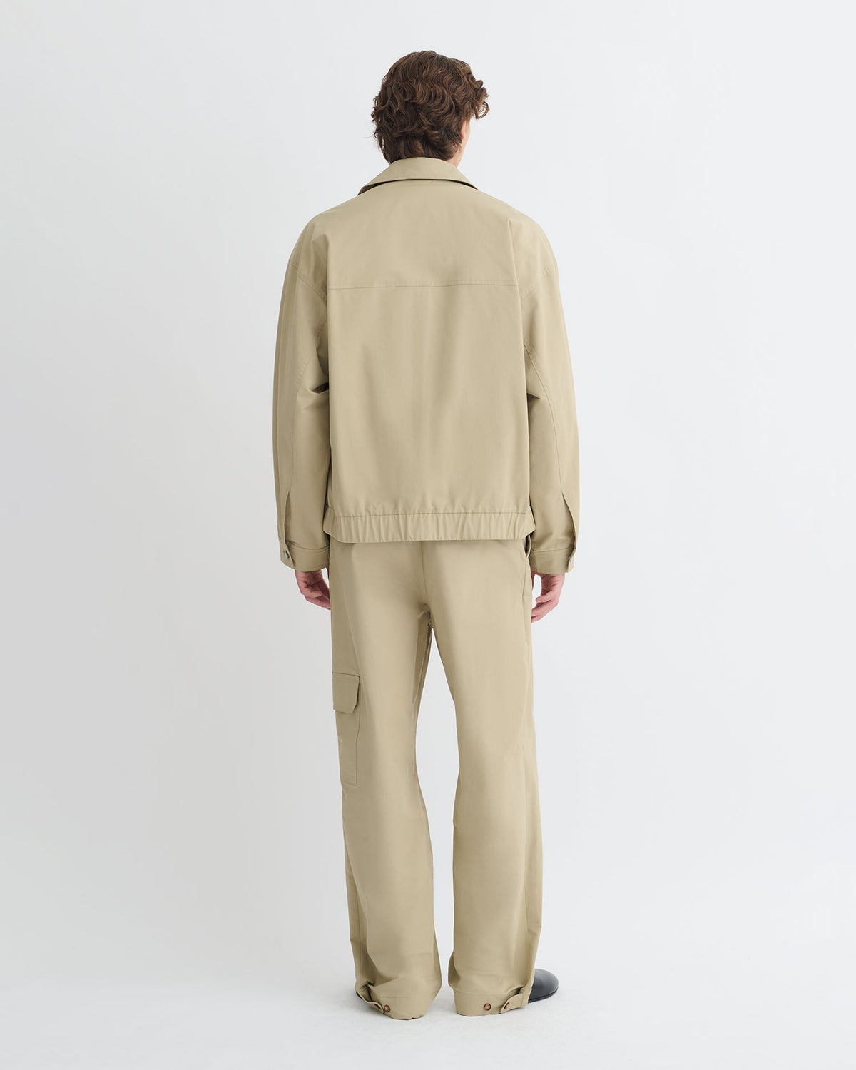 Zubin Tech Twill Jacket - Pebble | Nanushka