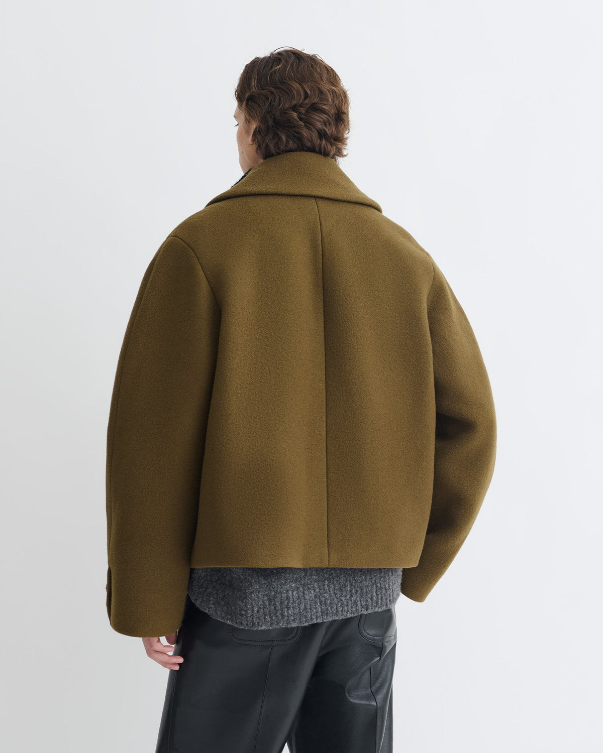 Hiroto Peacoat - Wood | Nanushka