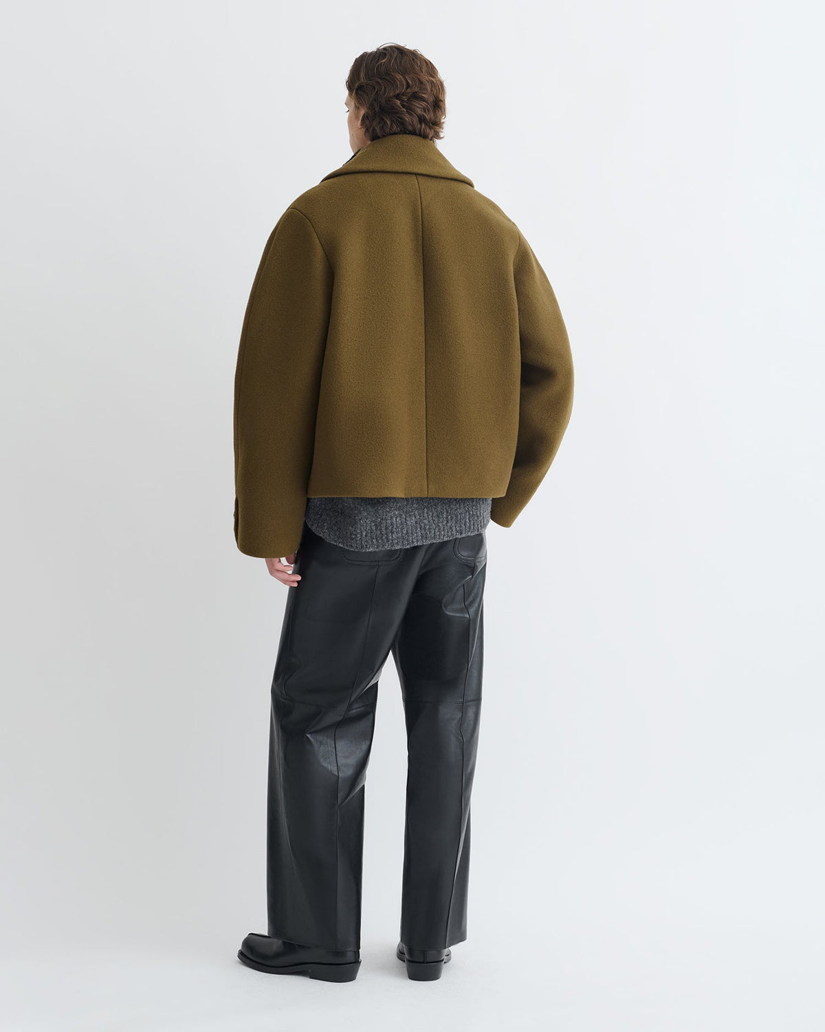 Hiroto Peacoat - Wood | Nanushka