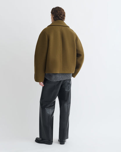 Hiroto Peacoat - Wood | Nanushka