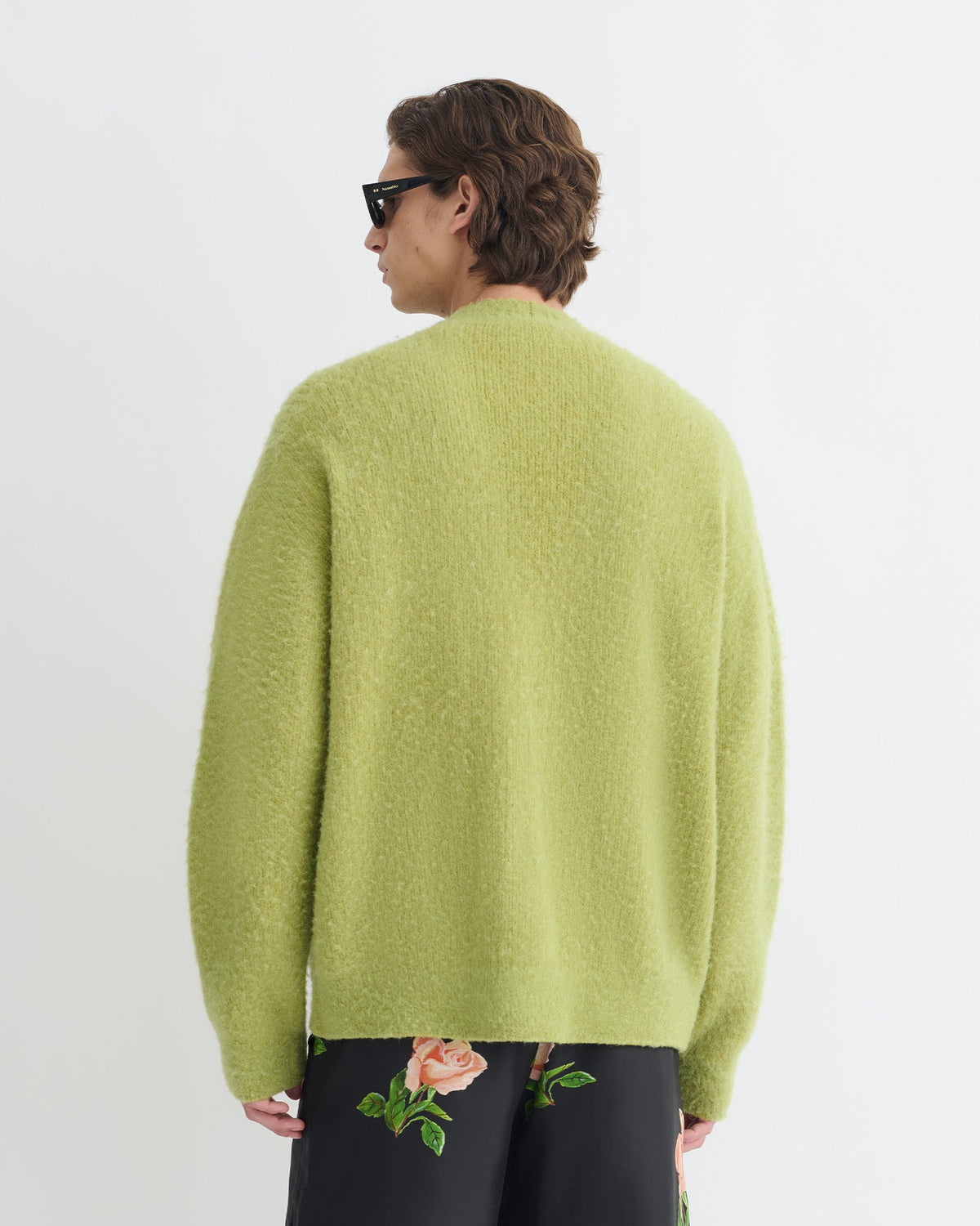 Henri Brushed alpaca cardigan - Green | Nanushka