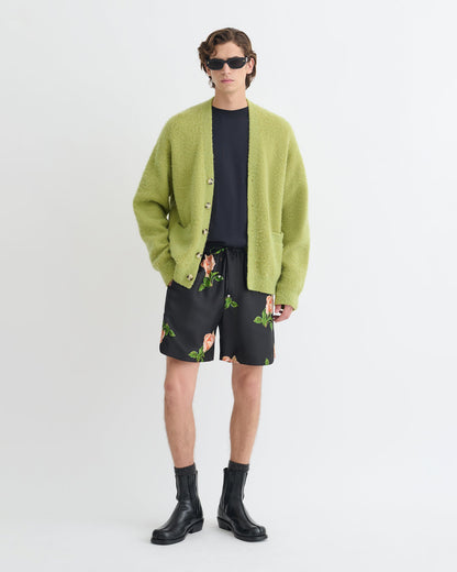 Henri Brushed alpaca cardigan - Green | Nanushka