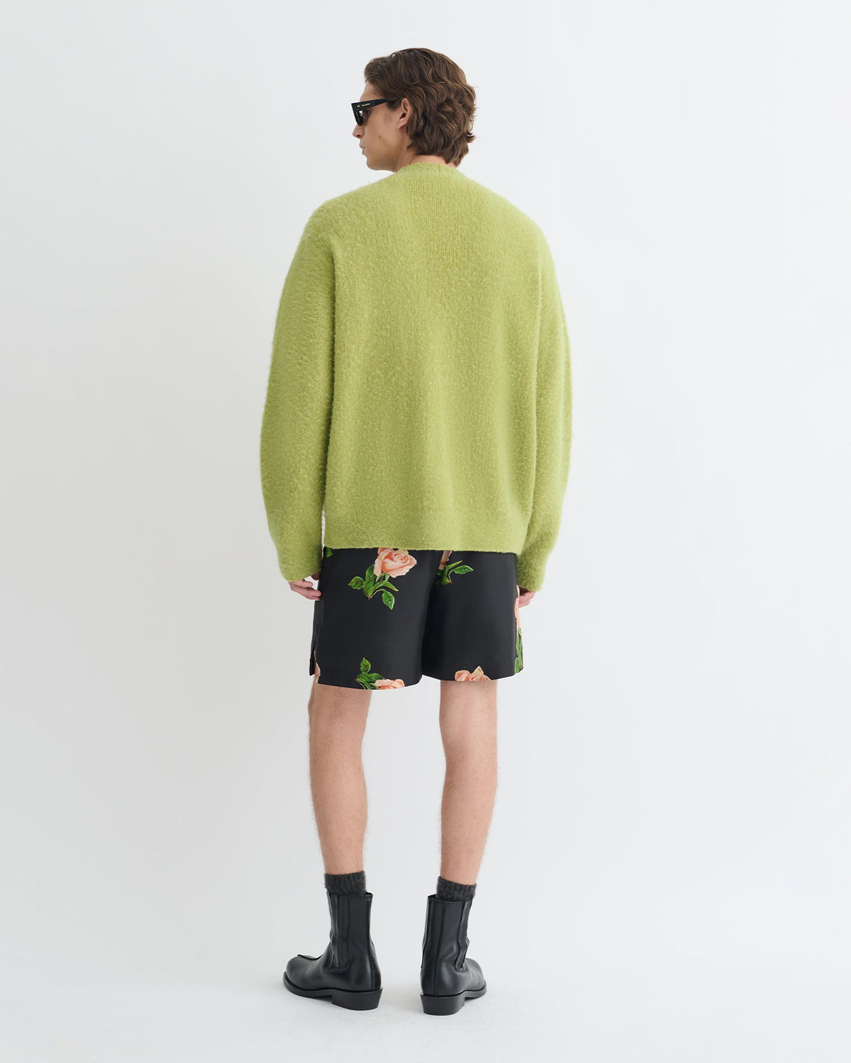Henri Brushed alpaca cardigan - Green | Nanushka